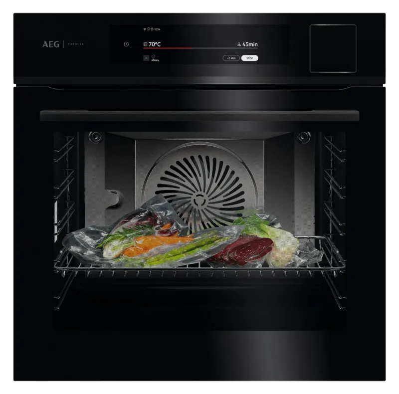 AEG BS9900B (9000 ProAssist with SteamPro and Sous Vide) oven — view 1