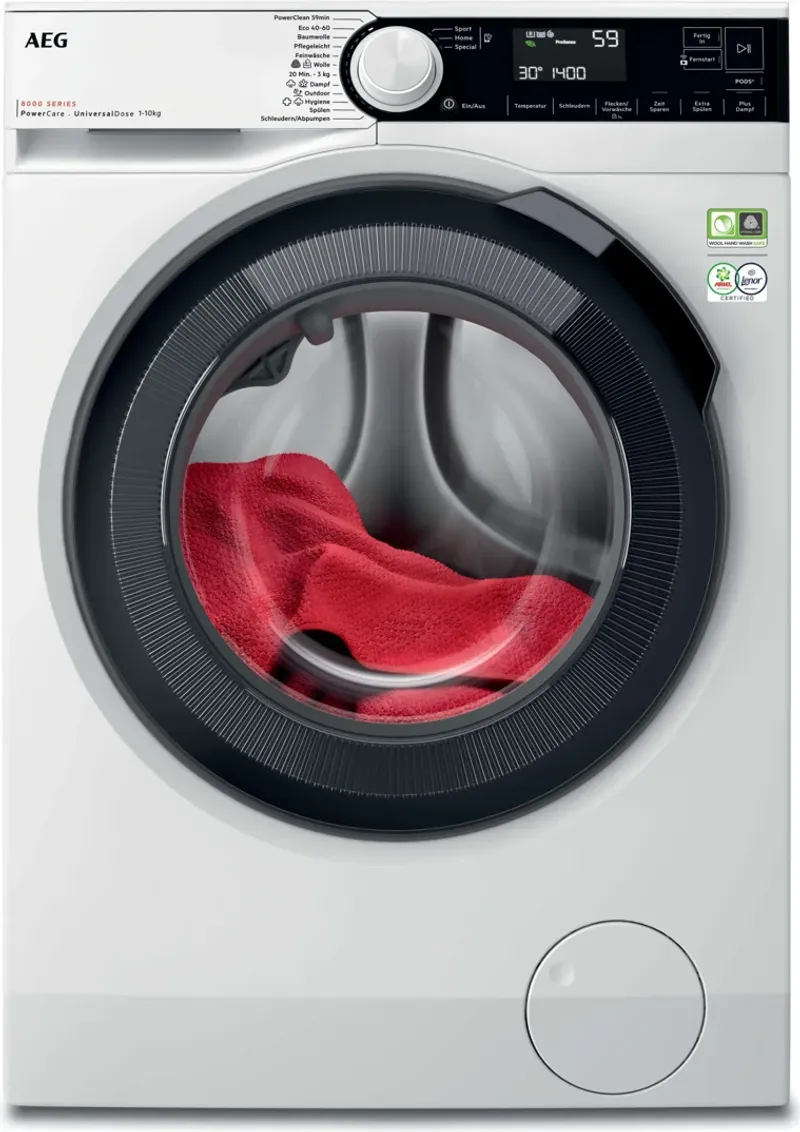 AEG LR8E70608 washing machine — view 1