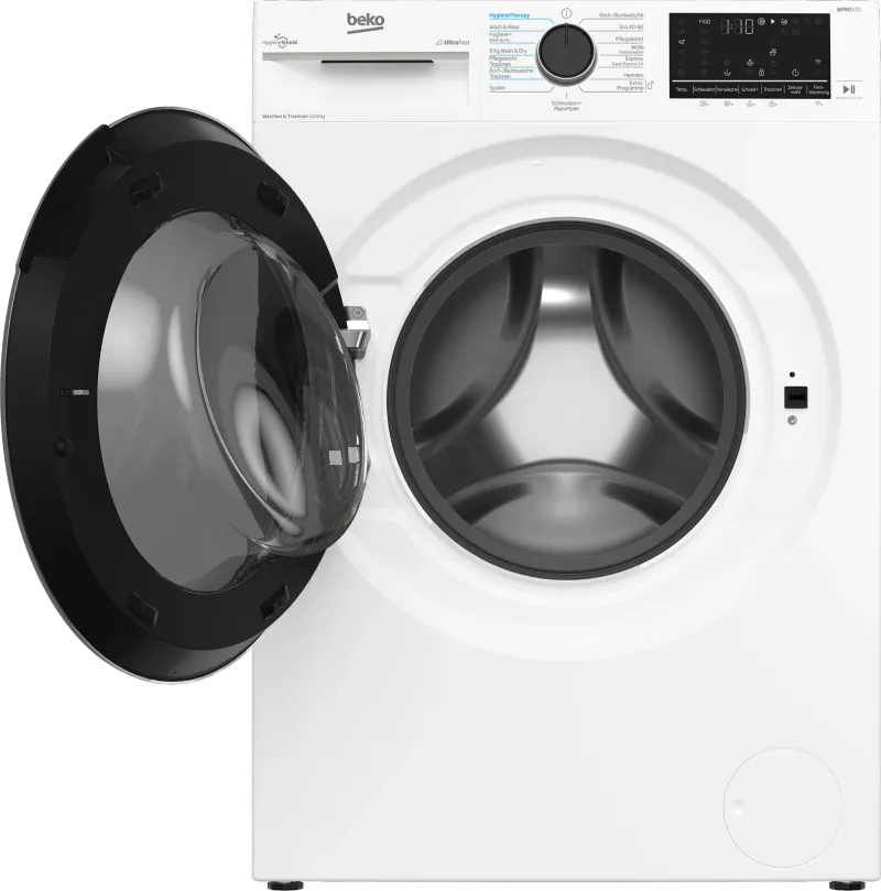 Beko B3DFT512447W (12/8 kg, 1400 rpm) washer-dryer — view 3