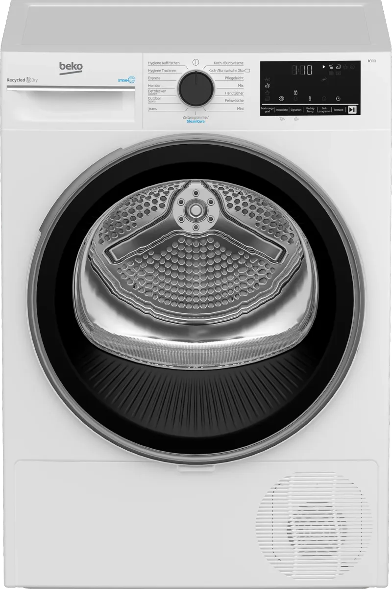 Beko B3T32391 (9 kg, heat-pump) tumble dryer — view 1