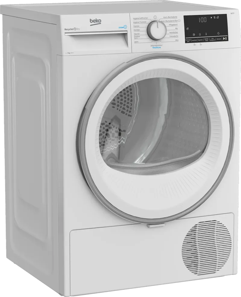 Beko B3T41239 (7 kg, heat-pump) tumble dryer — view 2
