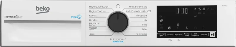 Beko B3T42249S (8 kg, heat-pump) tumble dryer — view 3