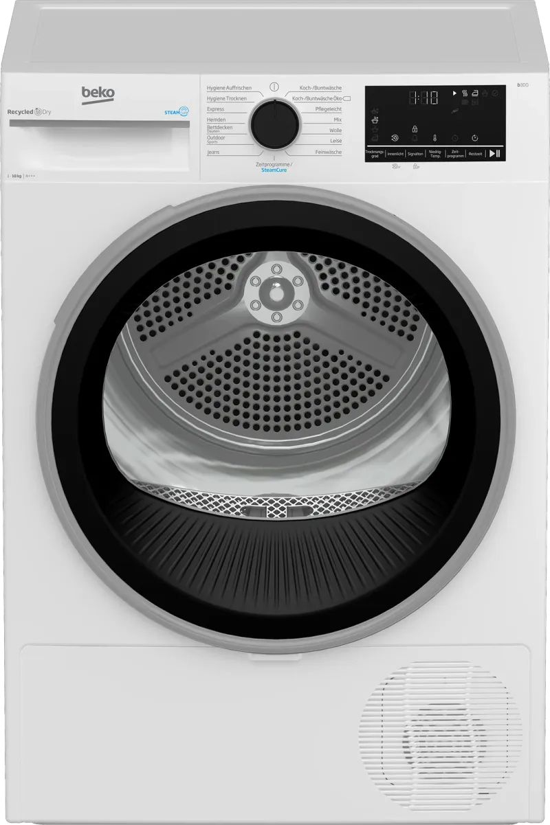 Beko B3T442491 (10 kg, heat-pump) tumble dryer — view 1