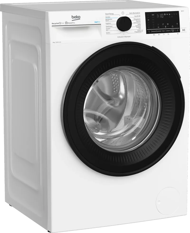 Beko B3WFR58615W (8 kg, 1600 rpm) washing machine — view 2