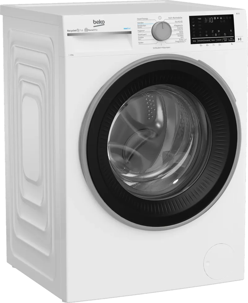 Beko B3WFT510413W (10 kg, 1400 rpm) washing machine — view 2