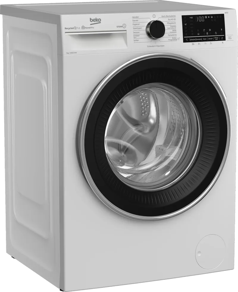 Beko B3WFU57413W (7 kg, 1400 rpm) washing machine — view 2