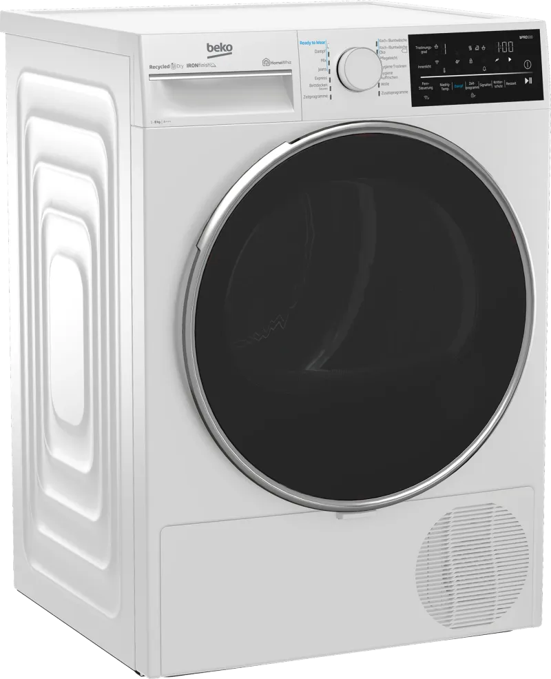 Beko B5T62243W (8 kg, heat-pump) tumble dryer — view 2