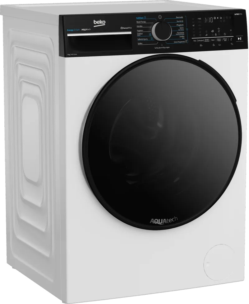 Beko B7WFU69418W (9 kg, 1400 rpm) washing machine — view 2