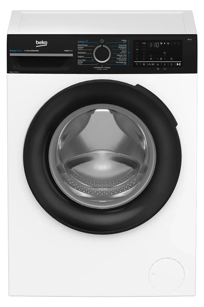 Beko B7WFU69418W (9 kg, 1400 rpm) washing machine — view 1