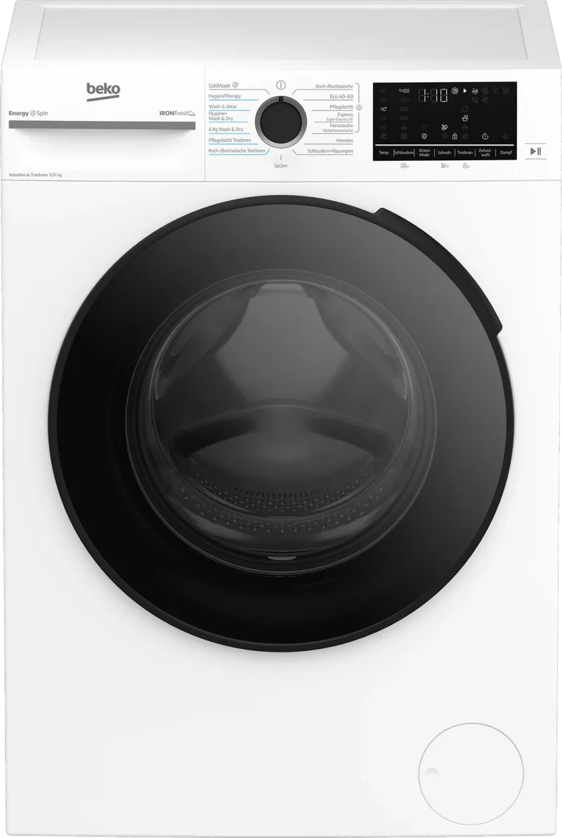 Beko BDFT4104A20C (10/6 kg, 1400 rpm) washer-dryer — view 1