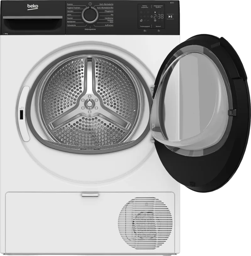 Beko BM3T30230W (10 kg, heat-pump) tumble dryer — view 3