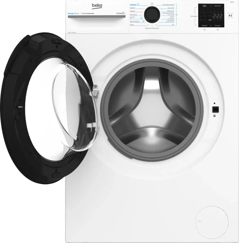 Beko BM3WFU3741X (7 kg, 1400 rpm) washing machine — view 3