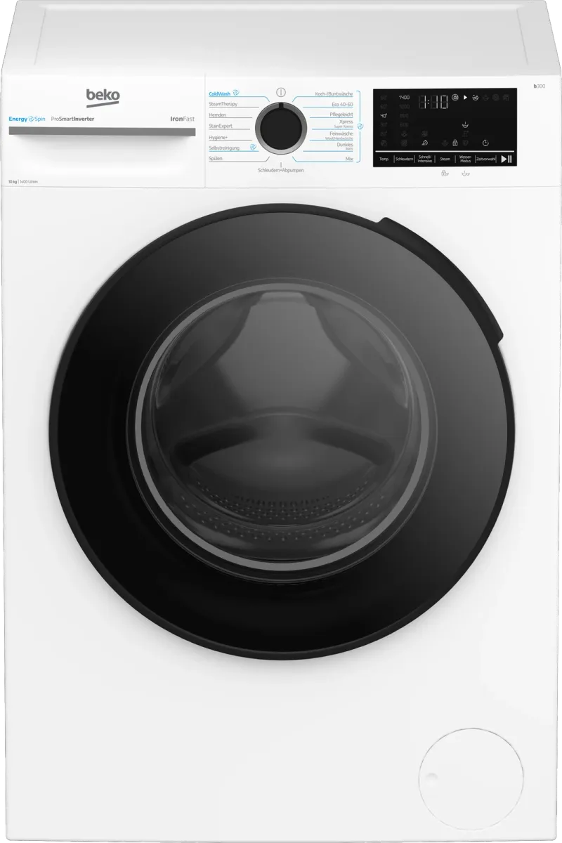 Beko BM3WFU41041A (10 kg, 1400 rpm) washing machine — view 1