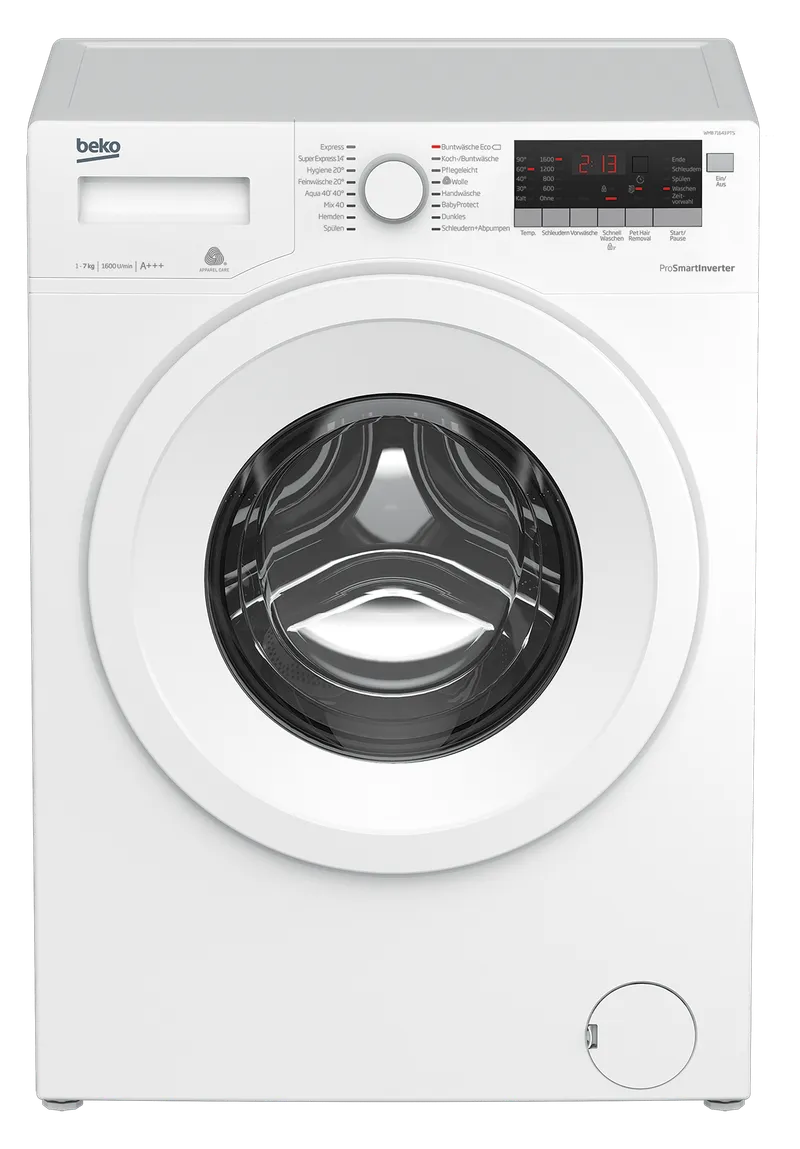 Beko WMB 71643 PTS (7kg, 1600rpm) washing machine — view 1