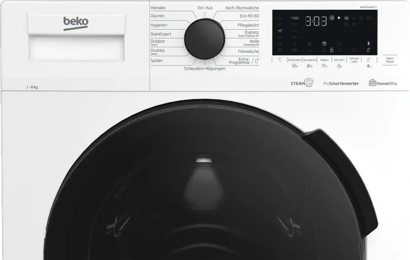 Beko WMC81464ST1 (8 kg, 1400 rpm) washing machine — view 3