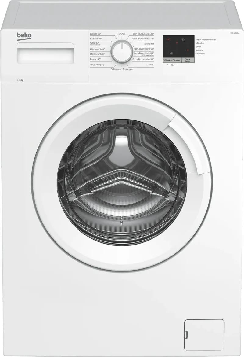 Beko WML61023N1 (6 kg, 1000 rpm) washing machine — view 1