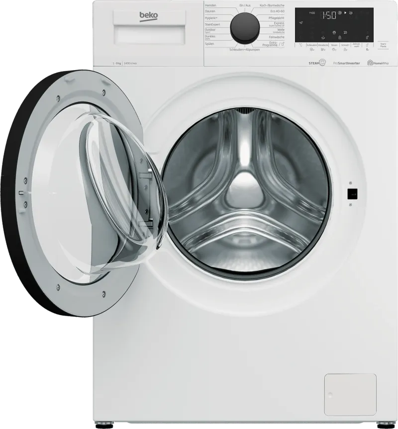 Beko WMO91465STR1 (9 kg, 1400 rpm) washing machine — view 3
