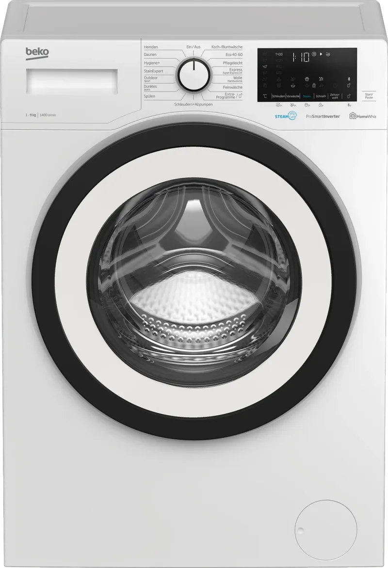 Beko WMO91465STR1 (9 kg, 1400 rpm) washing machine — view 1