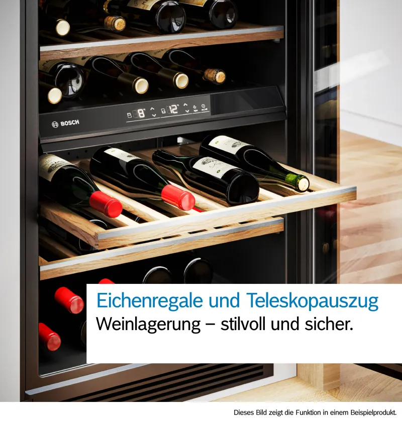 Bosch Serie 6 KWK16ABGB wine cooler — view 4