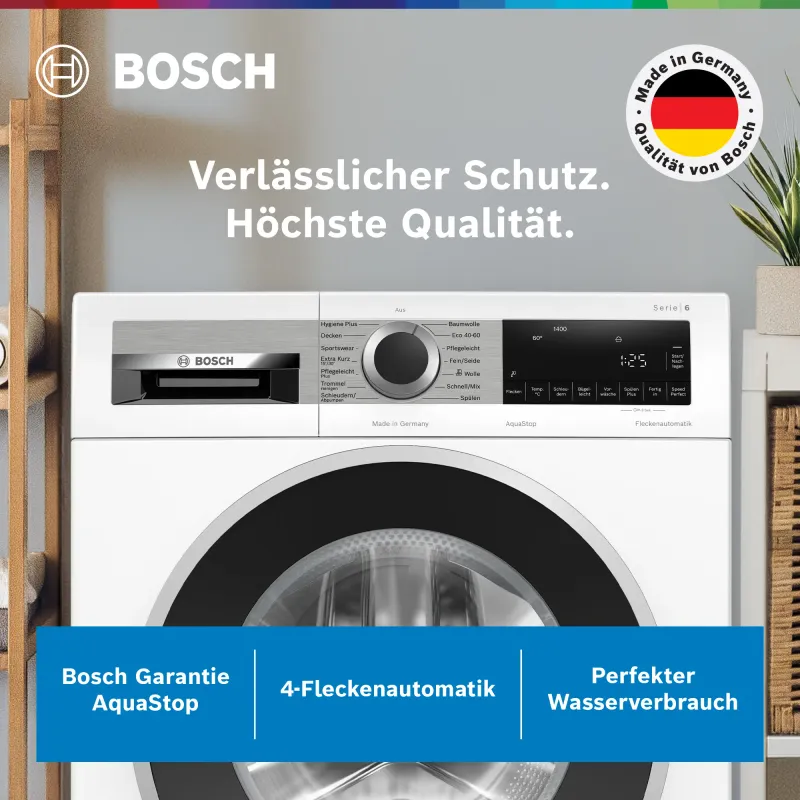 Bosch Serie 6 WGG244140 washing machine — view 1
