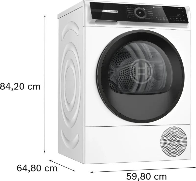 Bosch Serie 6 WQN245B41 tumble dryer — view 5