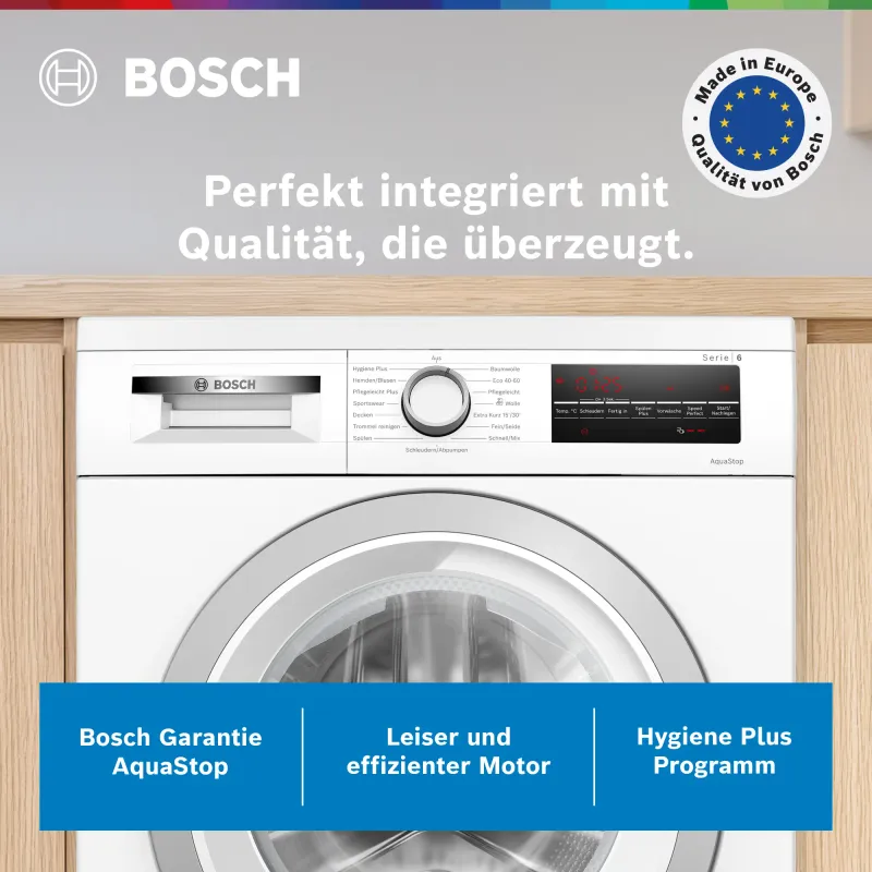 Bosch Serie 6 WUU28T70 washing machine — view 1