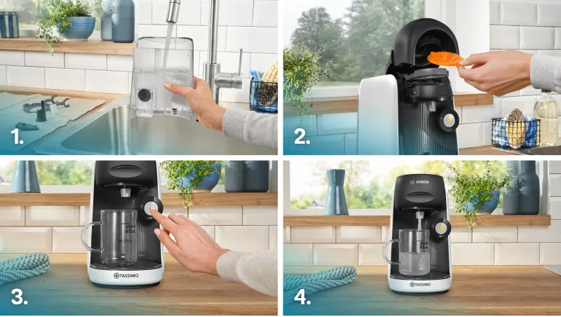 Bosch TASSIMO FINESSE Classic friendly TAS1640 coffee machine — view 5