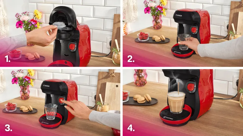 Bosch TASSIMO HAPPY friendly TAS103E coffee machine — view 3