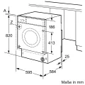Bosch Serie 6 WKD28543 washer-dryer thumbnail 4