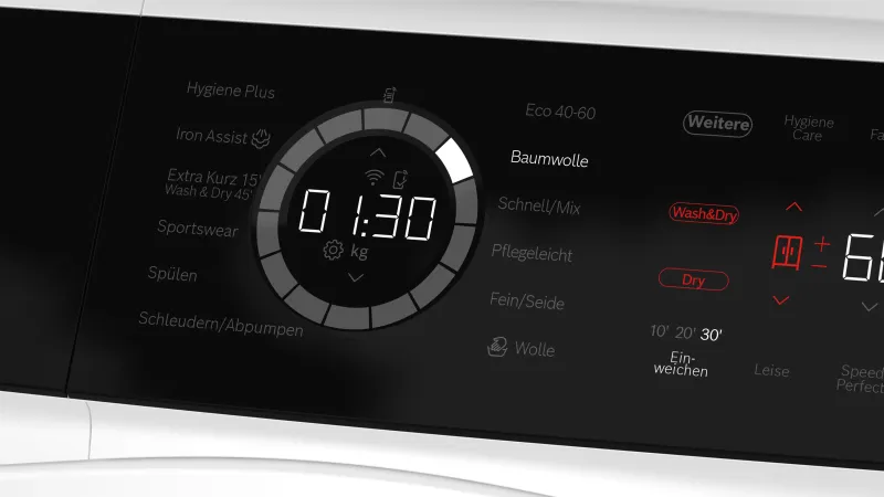 Bosch Serie 8 WNC244070 washer-dryer — view 3