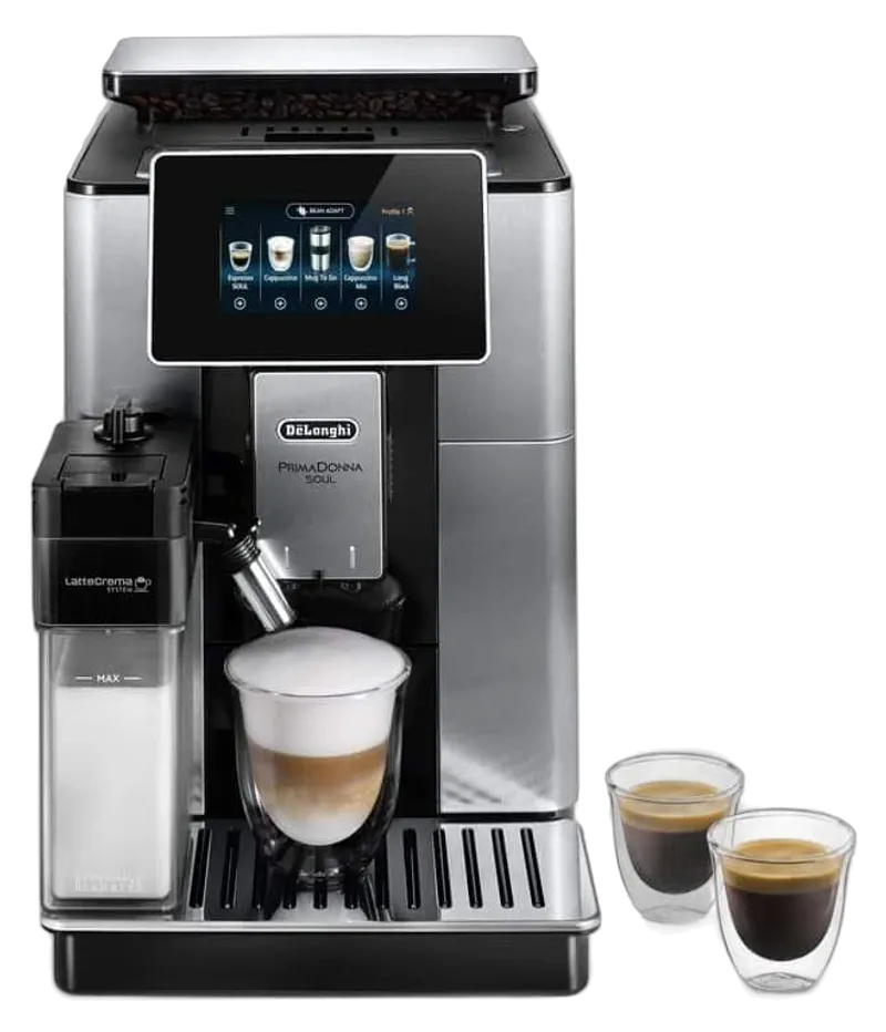 De'Longhi ECAM610.75.MB (PrimaDonna Soul) coffee machine — view 1