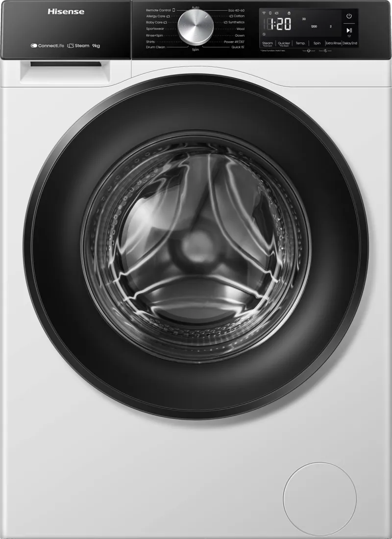 Hisense WF3S9043BW3 (9kg) washing machine — view 1