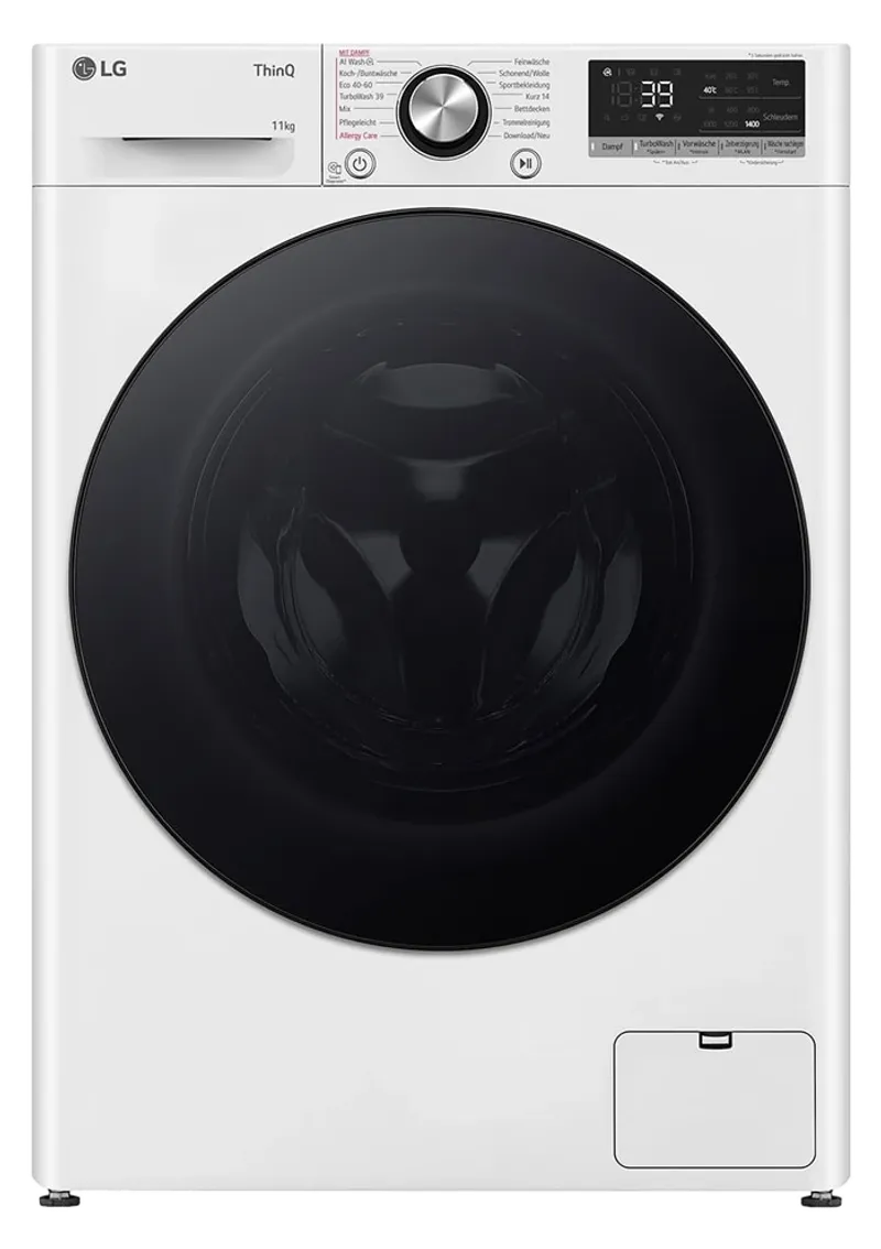 LG F4WR701Y (AI DD, TurboWash 360) washing machine — view 1