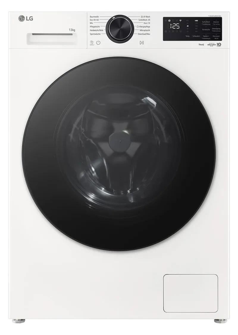 LG F4WX703Y (AI DD, TurboWash 360) washing machine — view 1