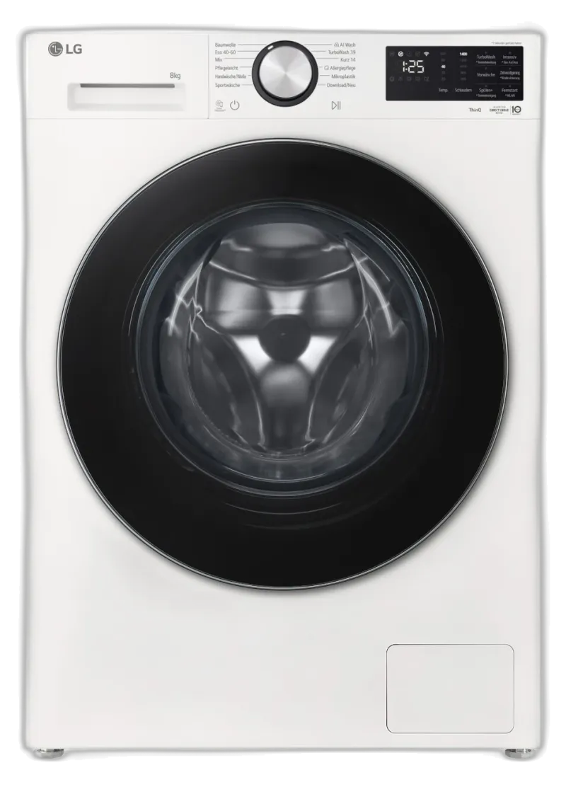 LG F4WX7082C (AI DD, TurboWash 360) washing machine — view 1