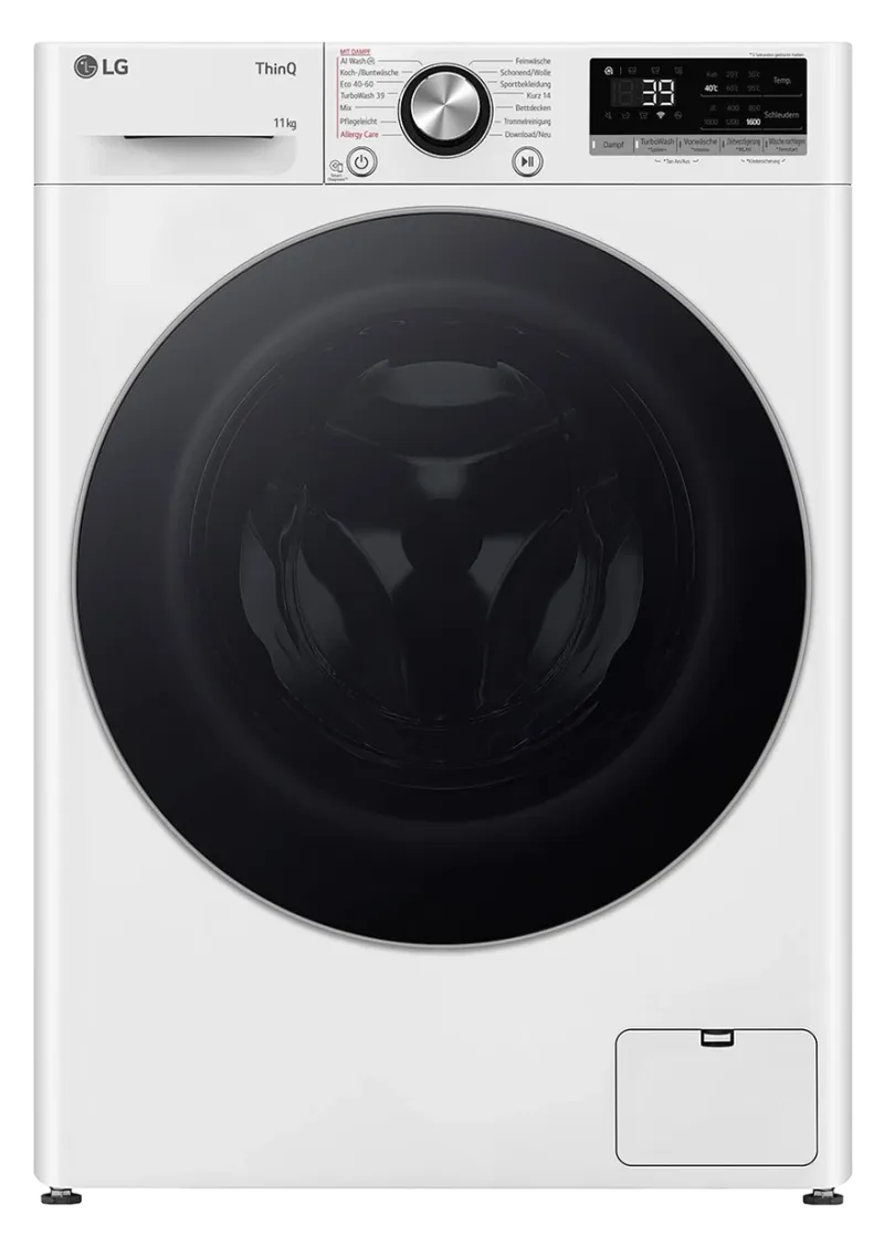 LG F6WR7011 (AI DD, TurboWash 360) washing machine — view 1