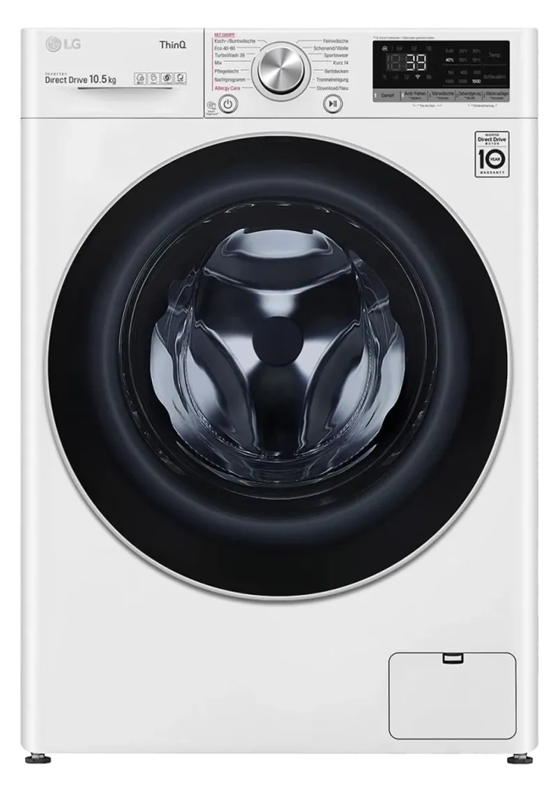 LG F6WV710P1 (AI DD, TurboWash 360) washing machine — view 1
