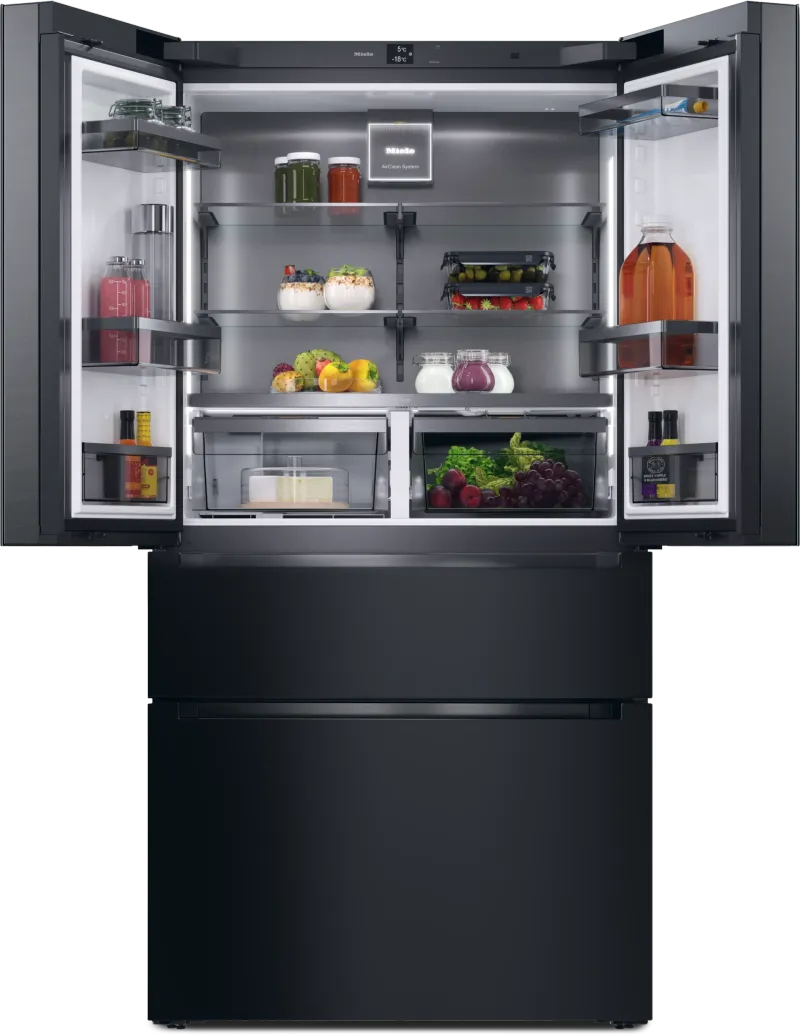 Miele KFFD 6867 Obsidianschwarz matt refrigerator — view 2
