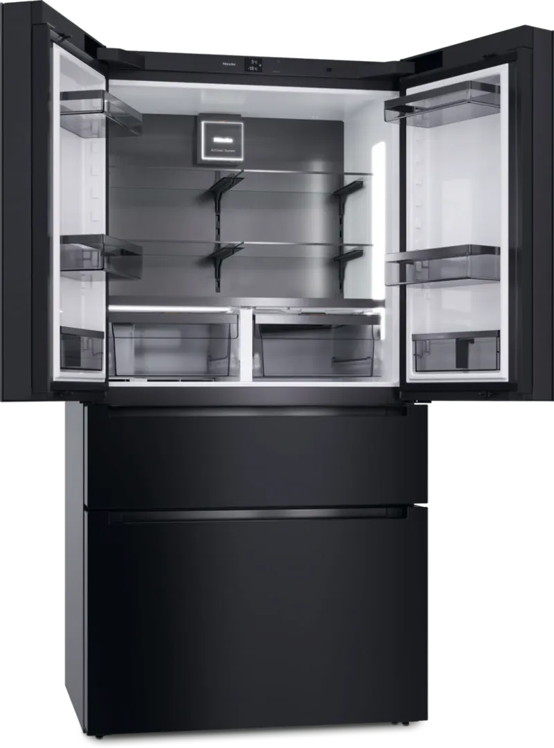 Miele KFFD 6867 Obsidianschwarz matt refrigerator — view 3