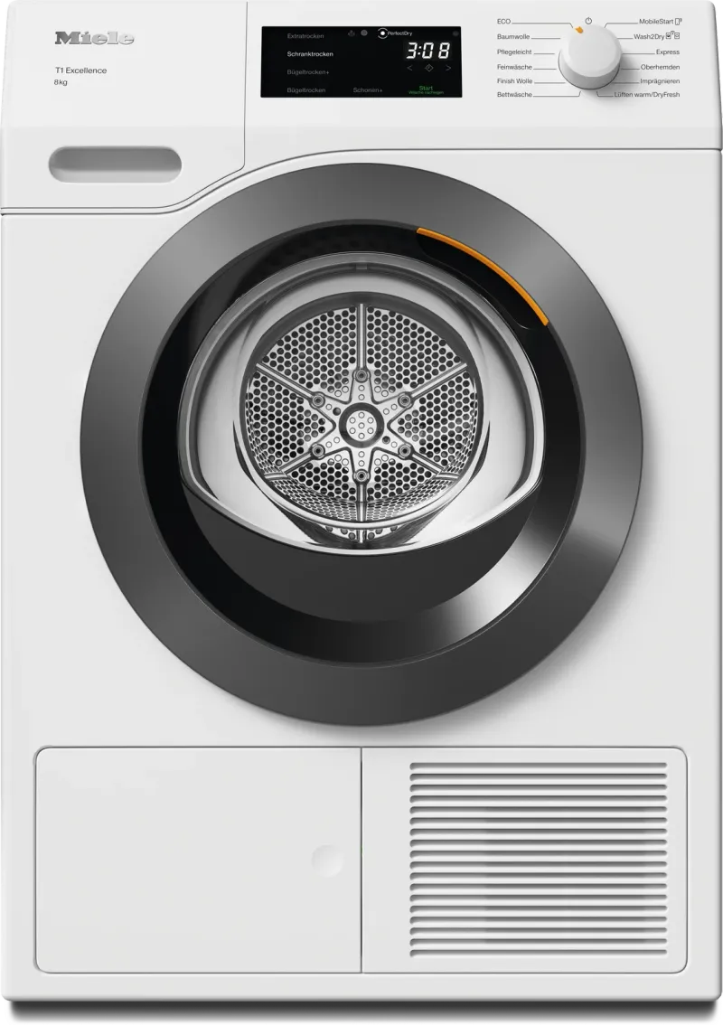 Miele TEC655WP 8kg tumble dryer — view 1