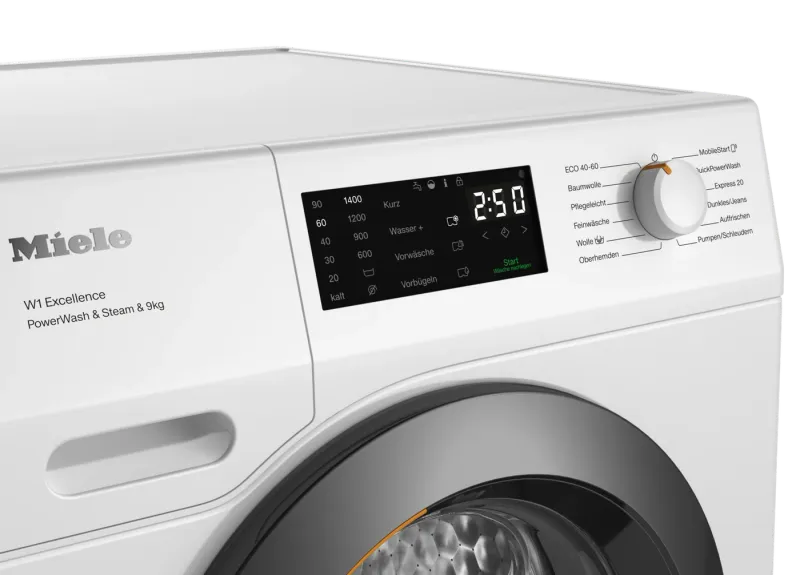 Miele WED395 WPS PWash&Steam&9kg washing machine — view 3