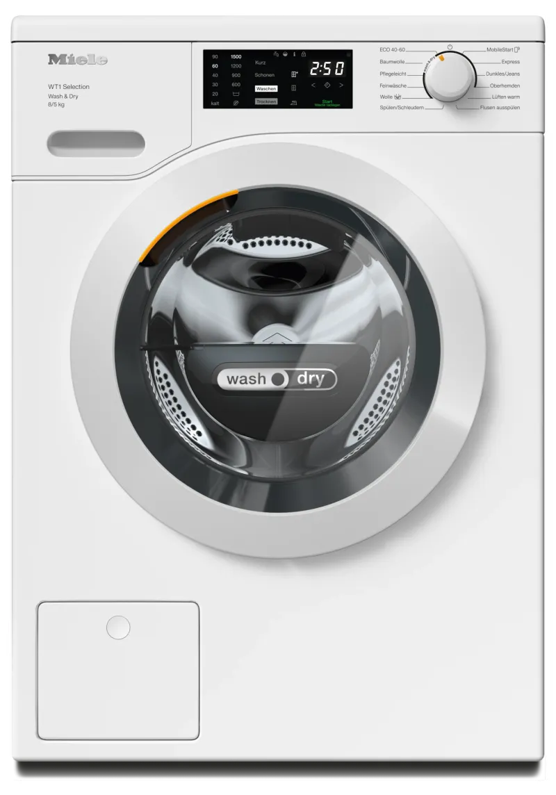 Miele WTD163 WCS 8/5 kg washer-dryer — view 1
