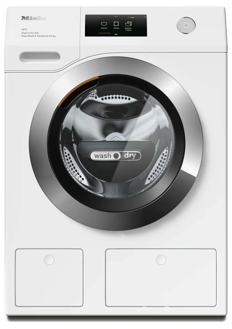 Miele WTW870WPM PWash&TDos 9/6kg washer-dryer — view 1