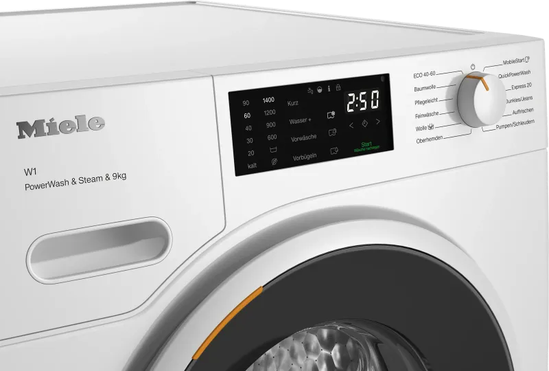 Miele WWD380 WPS PWash&Steam&9kg washing machine — view 3
