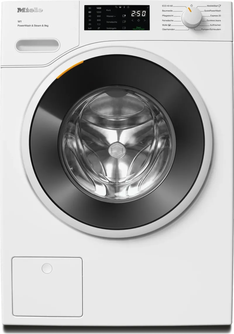 Miele WWD380 WPS PWash&Steam&9kg washing machine — view 1