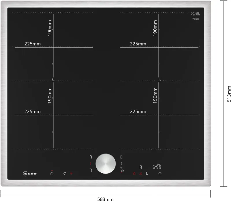 Neff T66STX4L0 (N 90) hob — view 4