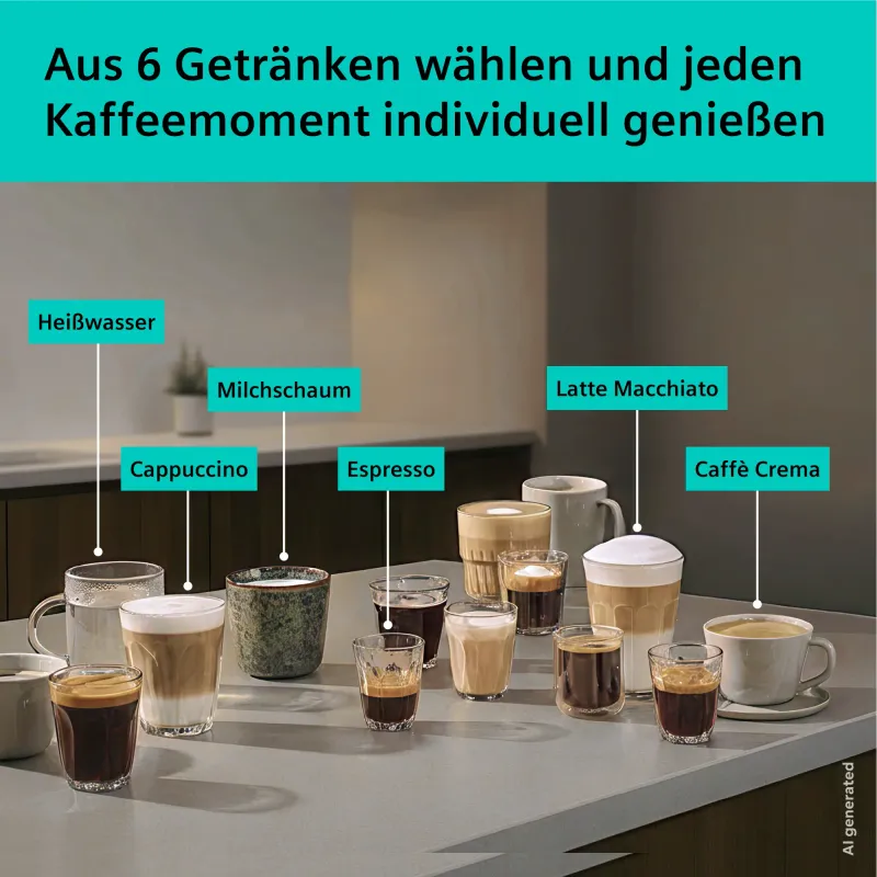 Siemens EQ500 iAroma TP551E07 coffee machine — view 3