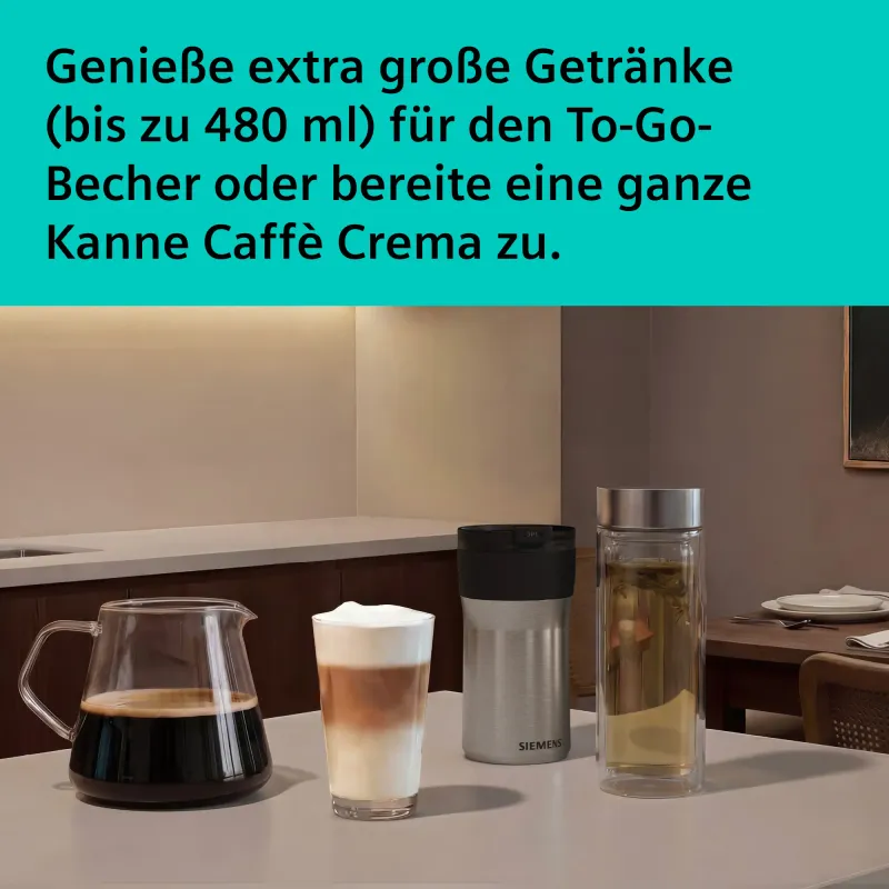 Siemens EQ900 iAroma TQ923E43 coffee machine — view 5