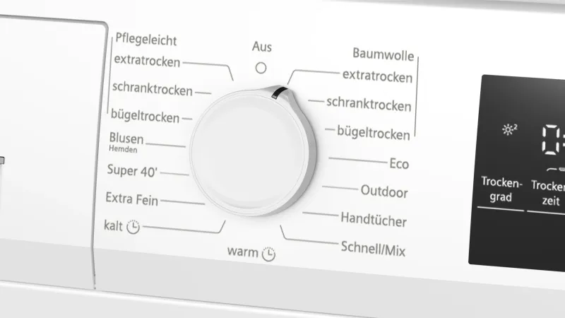 Siemens iQ300 WT43HV04 tumble dryer — view 3